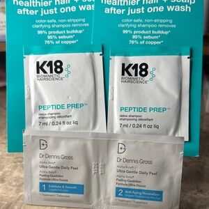 🌷5-$25🌷Peptide Prep Detox Shampoo Sachets – Turquoise/Teal